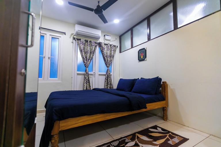 Bedroom 2, Roscotel Bay Stays 2BHK Near White Town, Puducherry
