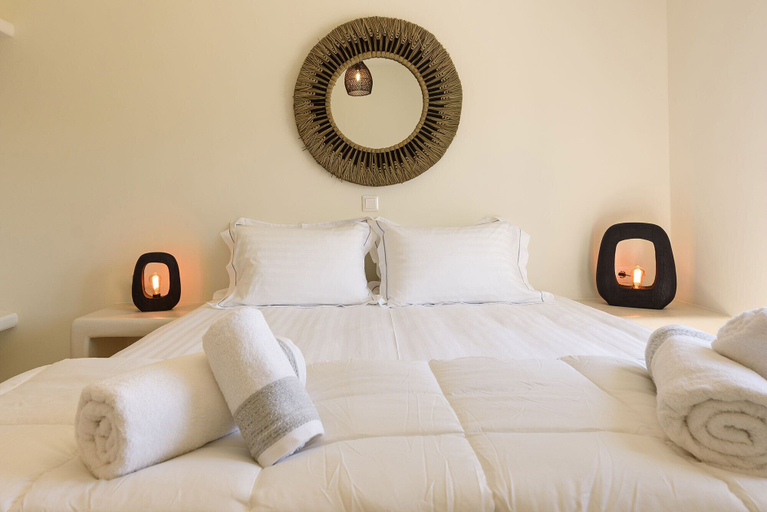 Bedroom 5, Vammos Luxury Apartments, South Aegean