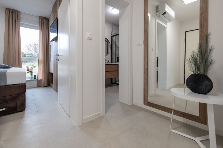 Bedroom 3, Apartments Mare B with pool, Novalja