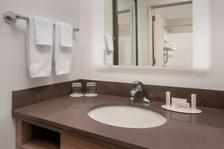 Bathroom 5, SpringHill Suites Portland Hillsboro, Washington