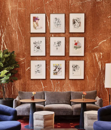 Public Area 2, Romer Hell's Kitchen Hotel, New York
