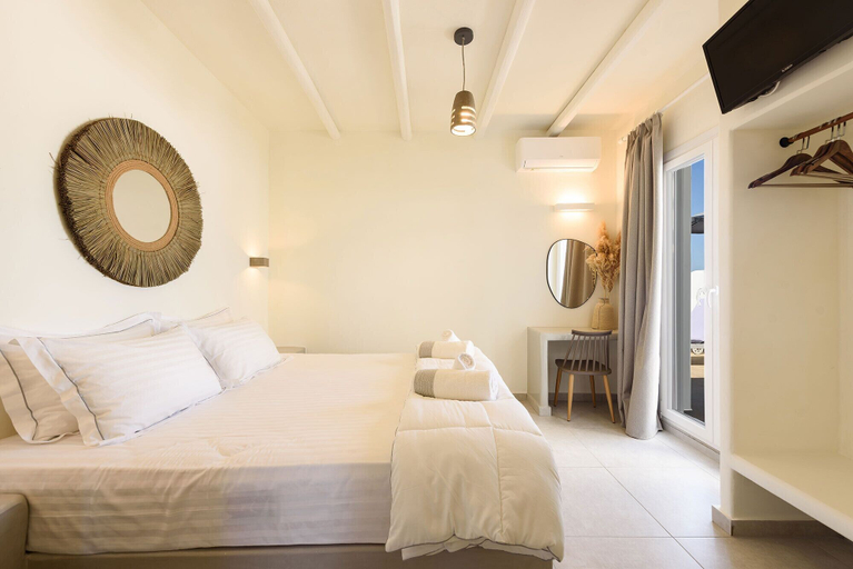 Bedroom 3, Vammos Luxury Apartments, South Aegean