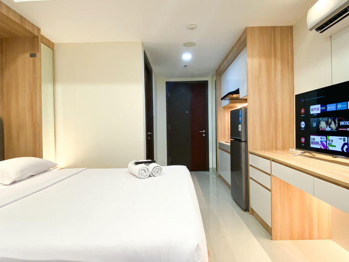 Bedroom 2, Comfort Living Studio Pollux Chadstone Apartment By Travelio, Cikarang