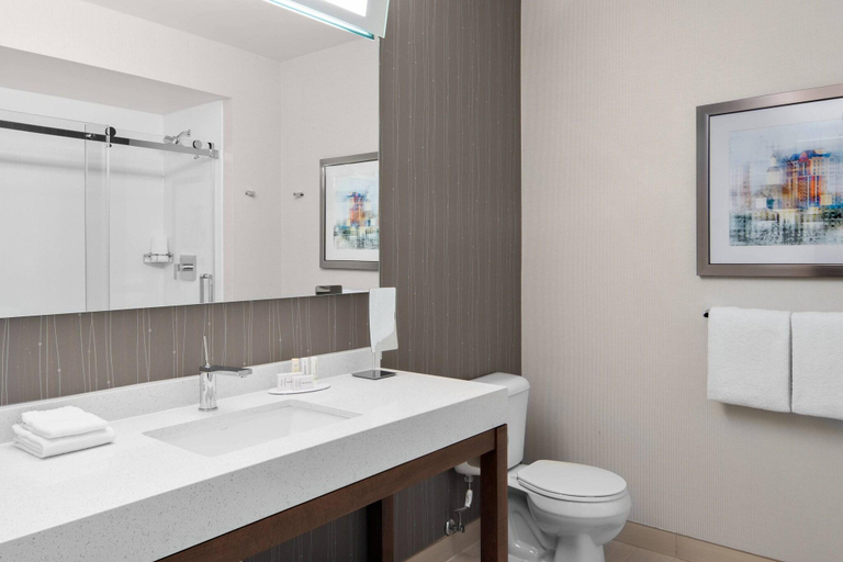 Bathroom 5, Courtyard by Marriott Edmonton Downtown, Division No. 11