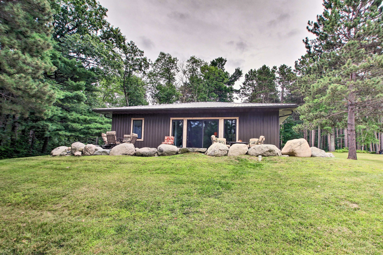 Exterior & Views, Lakefront Home w/ Private Dock ~ 15 Mi to Walker, Cass