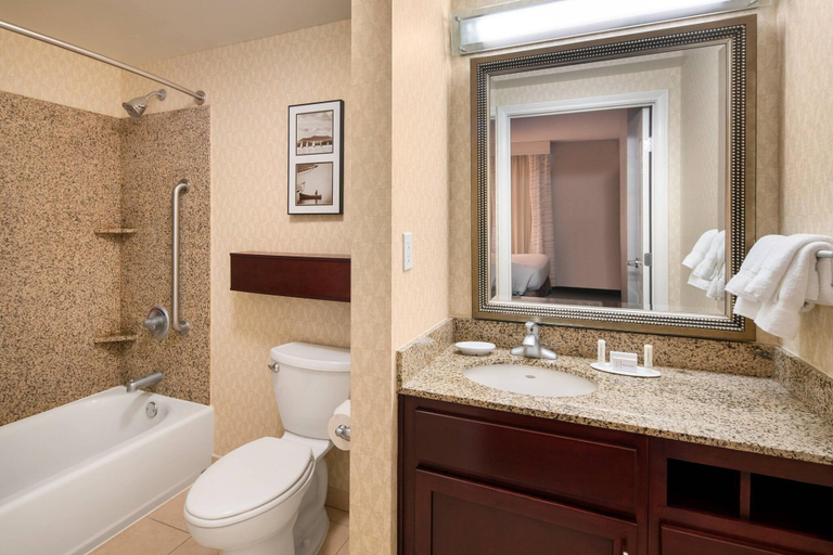 Bathroom 5, Residence Inn Long Beach Downtown, Los Angeles
