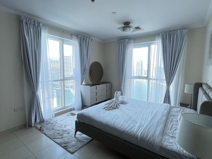 Bedroom 3, Yogi - Beautiful Burj Khalifa View in this 1BR Apartment, Dubai
