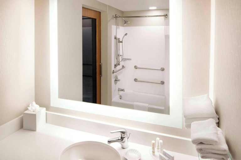 Bathroom 5, SpringHill Suites by Marriott Indianapolis Downtown, Marion