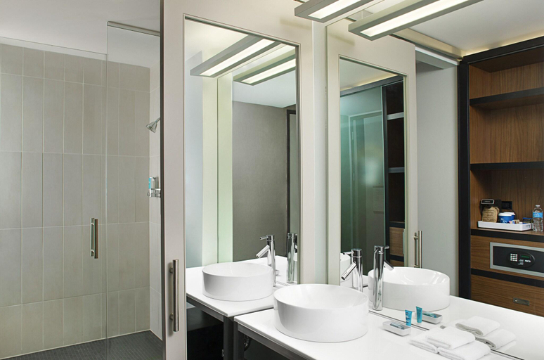Bathroom 4, Aloft Beachwood, Cuyahoga