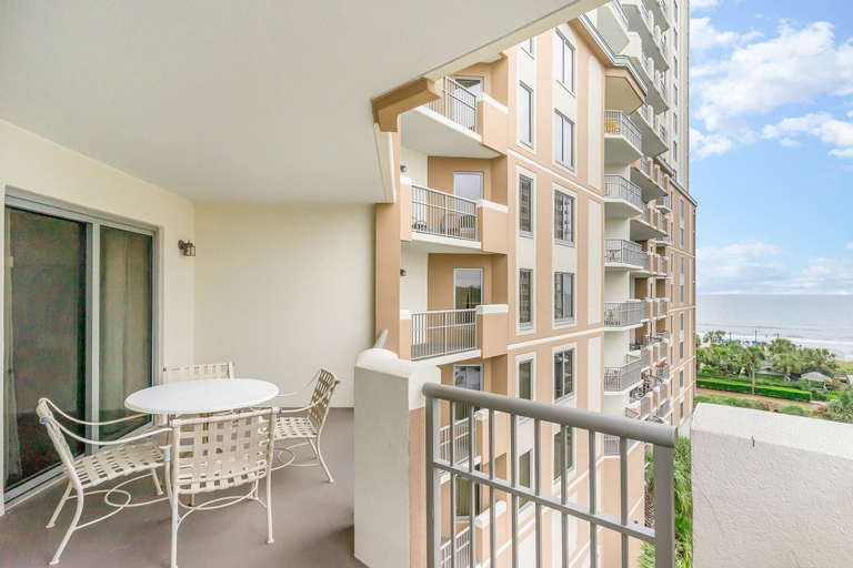 Balcony view, Splendid 3 bedroom, 3 bath condo - 408 Royale Palms 3 Condo, Horry