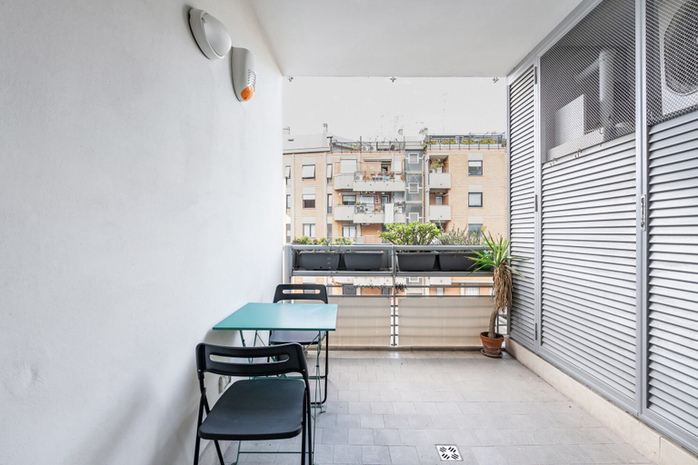 Balcony 4, Portuense 107- Bright Flat, Rome