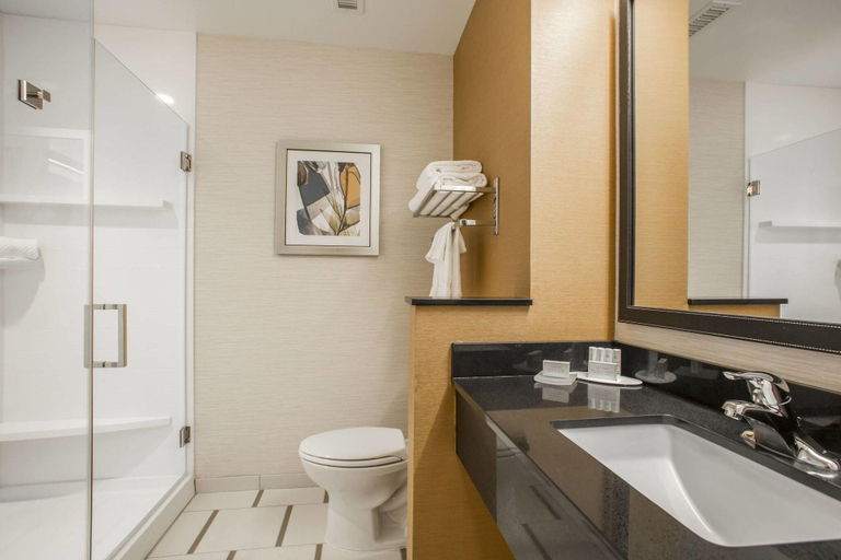Bathroom 5, Fairfield Inn & Suites Waterloo Cedar Falls, Black Hawk