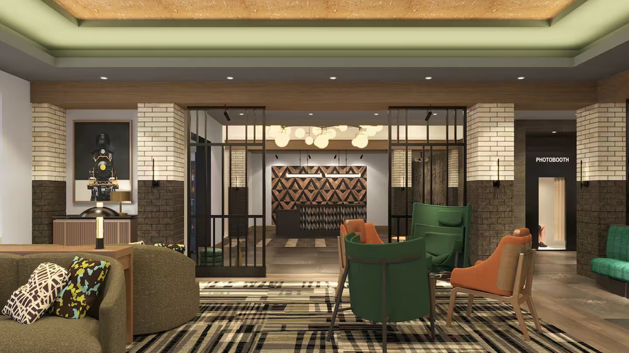 Public Area 2, Hotel Nickel Plate Fishers, Tapestry Collection By Hilton, Hamilton