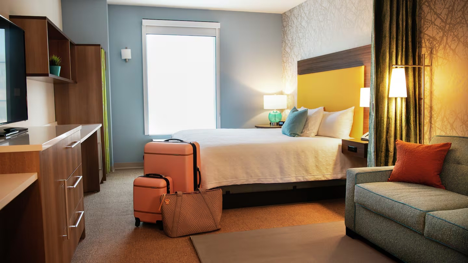 Bedroom 3, Home2 Suites by Hilton Indianapolis North at Intech Park, Indianapolis