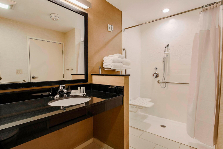 Bathroom 5, Fairfield Inn & Suites Snyder, Scurry