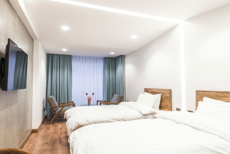 Bedroom 2, 9ine Thamel Hotel, Bagmati