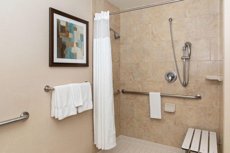 Bathroom 4, Courtyard by Marriott Newark Downtown, Newark