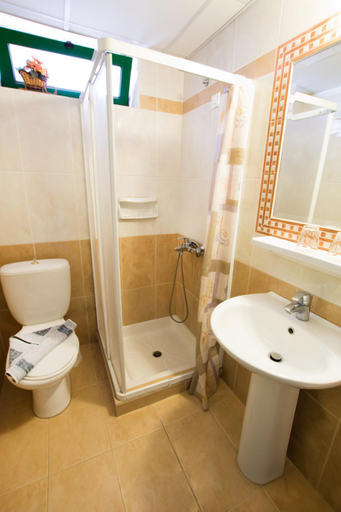 Bathroom 2, Panorama Hotel, South Aegean