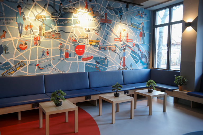 Public Area 2, Acama Kreuzberg Hotel+Hostel, Berlin