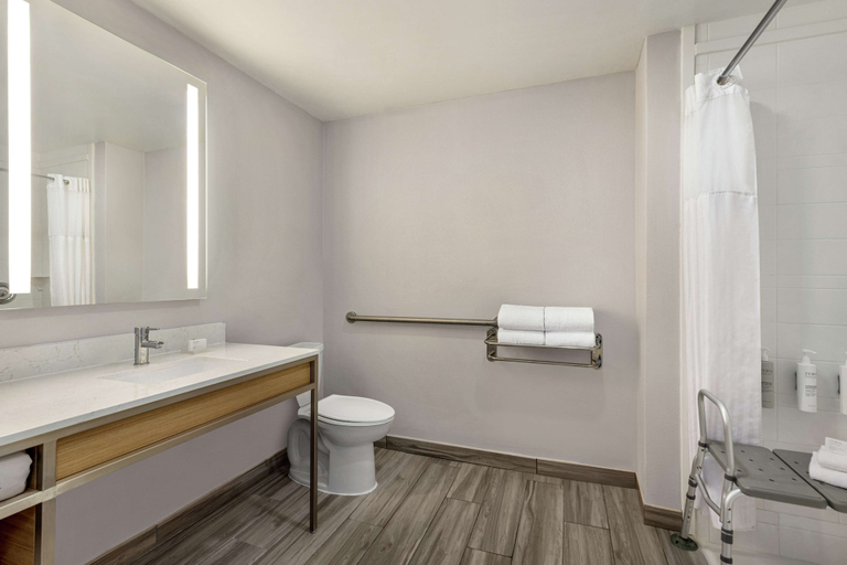 Bathroom 5, Hilton Garden Inn South Padre Island Beachfront, Cameron