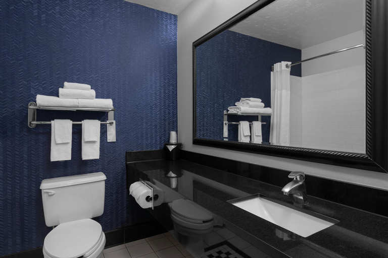 Bathroom, Fairfield Inn Kennewick, Benton