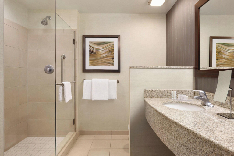 Bathroom 4, Courtyard by Marriott Charlotte Airport North, Mecklenburg
