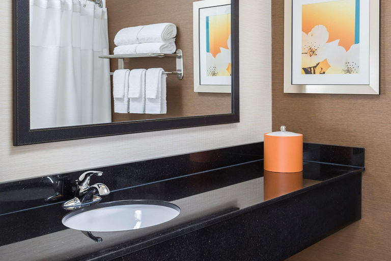 Bathroom 4, Fairfield Inn & Suites Dallas Park Central, Dallas