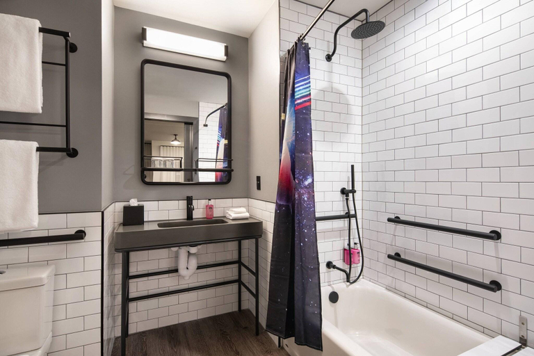 Bathroom 3, Moxy Nashville Vanderbilt Area, Davidson