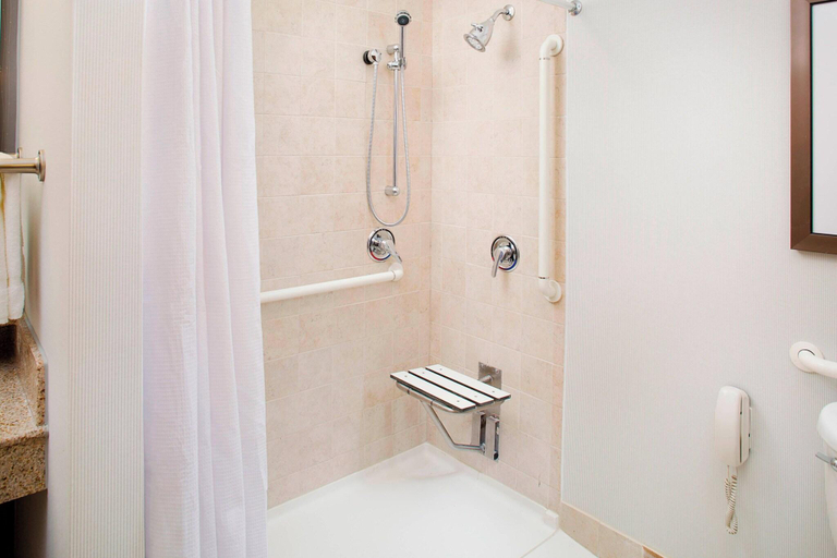 Bathroom 5, Courtyard By Marriott Roanoke Airport, Roanoke City