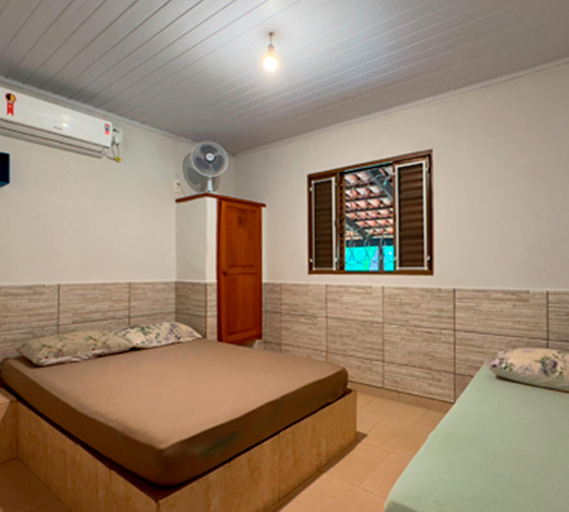 Bedroom 2, CHALÉS BONSUCESSO, Pirenópolis