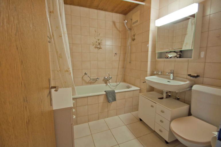 Bathroom, Apartment Stellisee, Visp