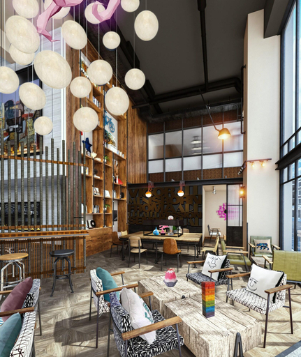 Public Area 2, Moxy Osaka Umeda, Osaka