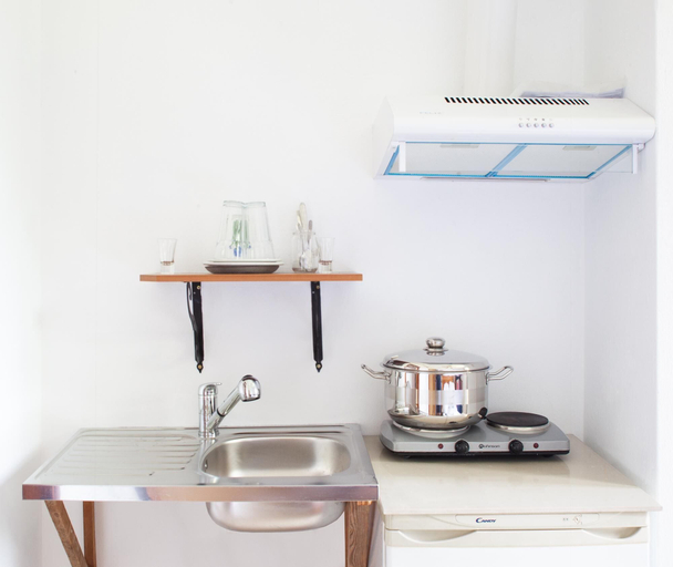 Private kitchen, Paradeisos Double Room With Sea View 4, Thessaly