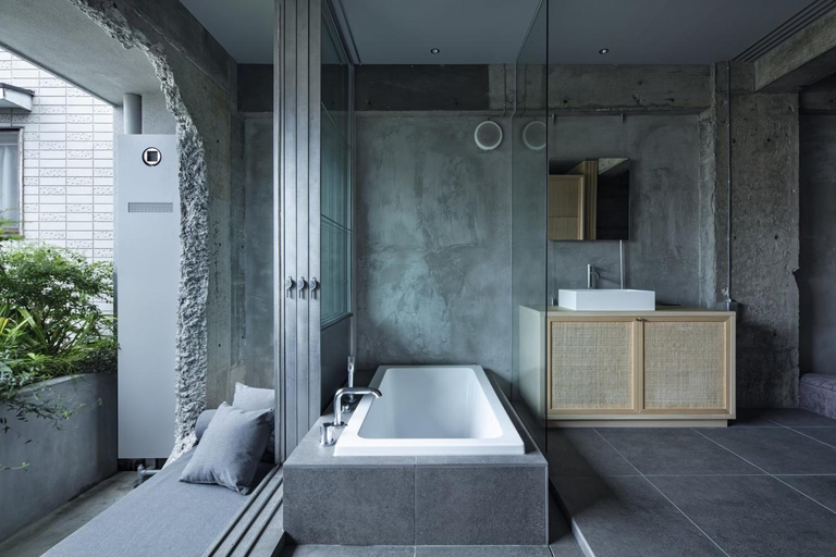 Bathroom 3, hotel sou #sou, Gotō