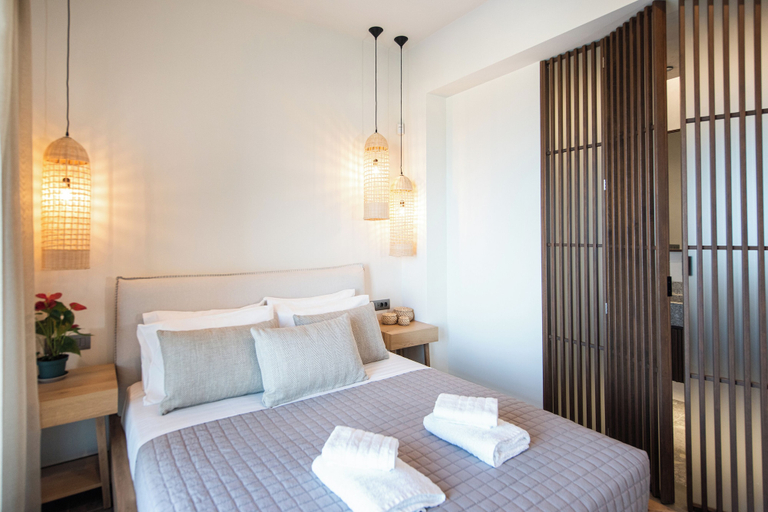 Bedroom 2, A Bespoke Villa in Kokkino Horio, Crete