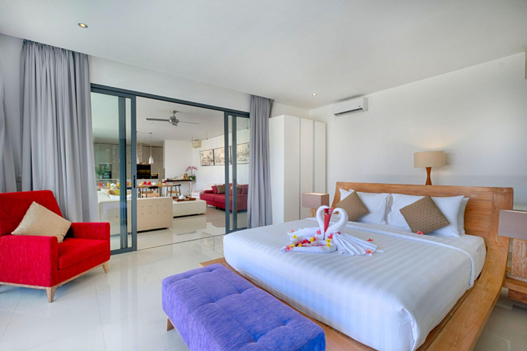 Bedroom 3, Luxury 3 BR Pool Villa Putih 2 at canggu #ZN, Badung