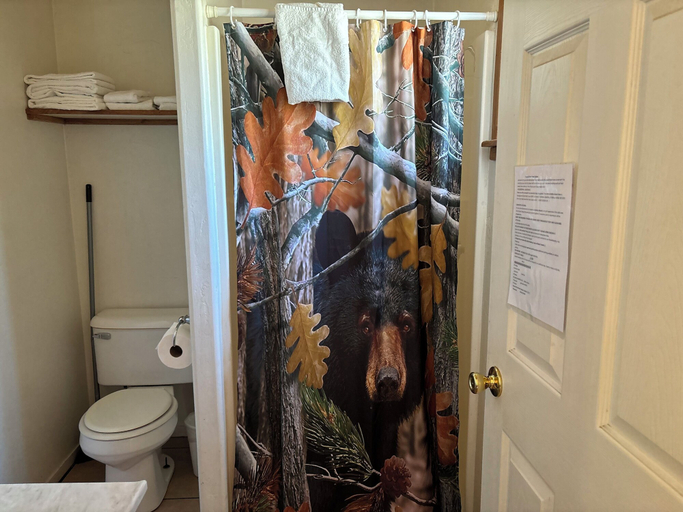 Bathroom 3, Sequoia Riverfront Cabins, Tulare