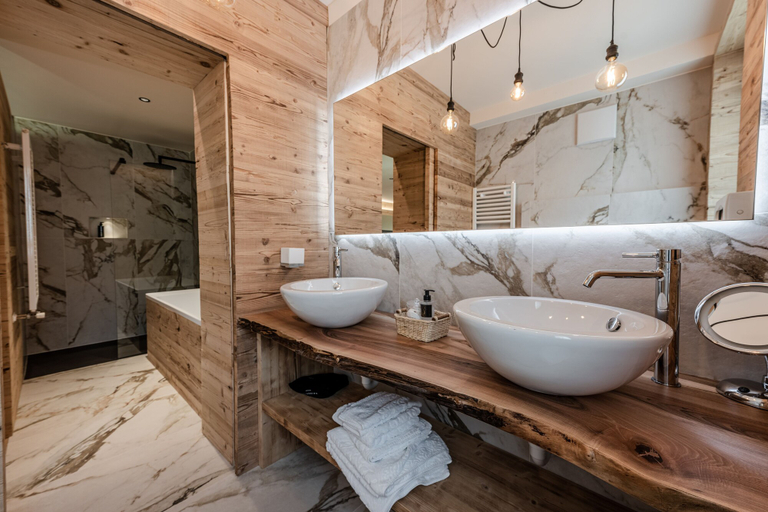 Bathroom 4, Boutique Hotel and Chalets Salvadori, Trento