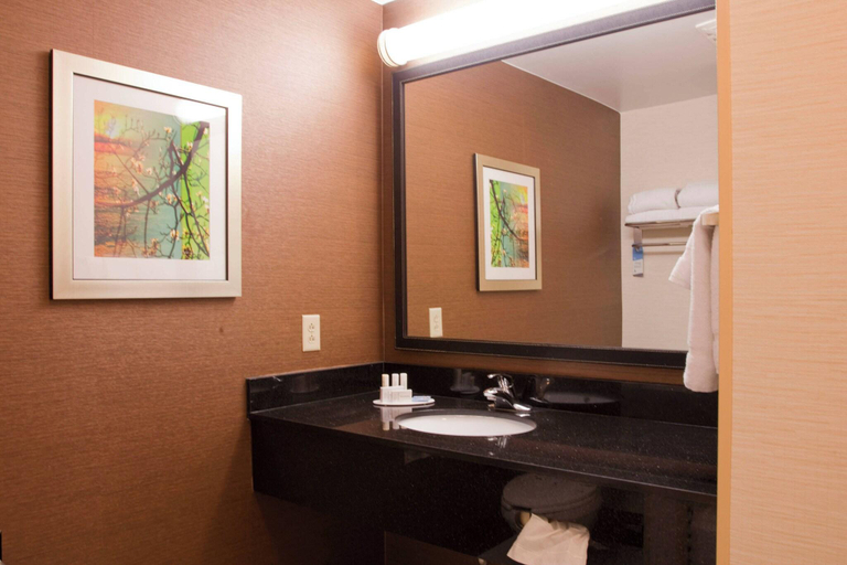 Bathroom 4, Fairfield Inn & Suites Bedford, Bedford