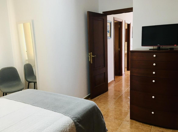 Bedroom 2, Apartamento Praia de Quenxe, A Coruña