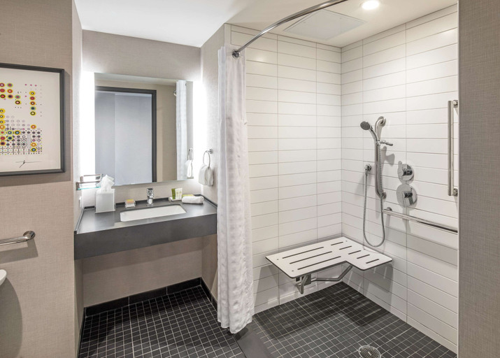 Bathroom 4, Hilton Des Moines Downtown, Polk