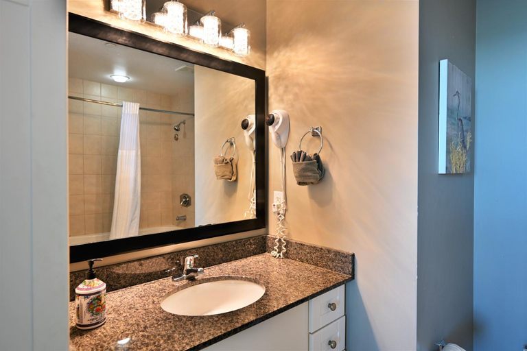 Bathroom 4, Oceanfront Paradise Sleeps 10 w Stunning Sunrises, Horry