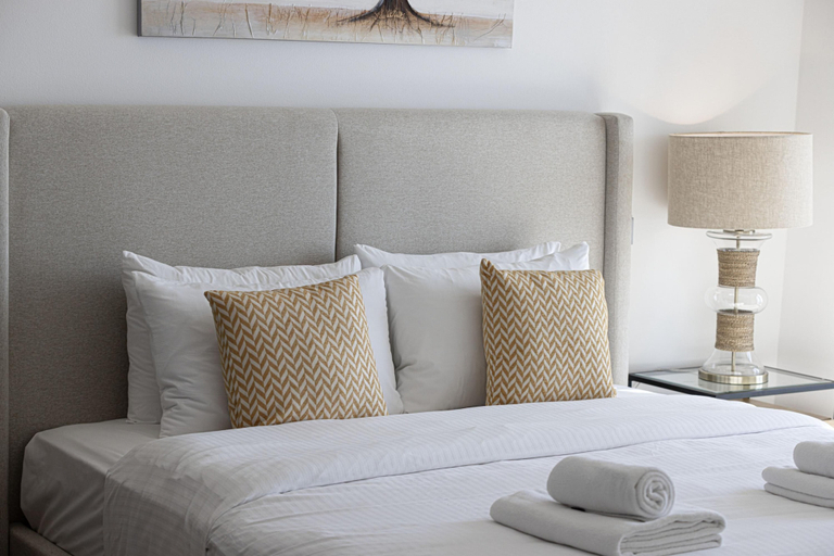 Bedroom 3, Stunning 1-bed in the Iconic Cayan Tower, Dubai