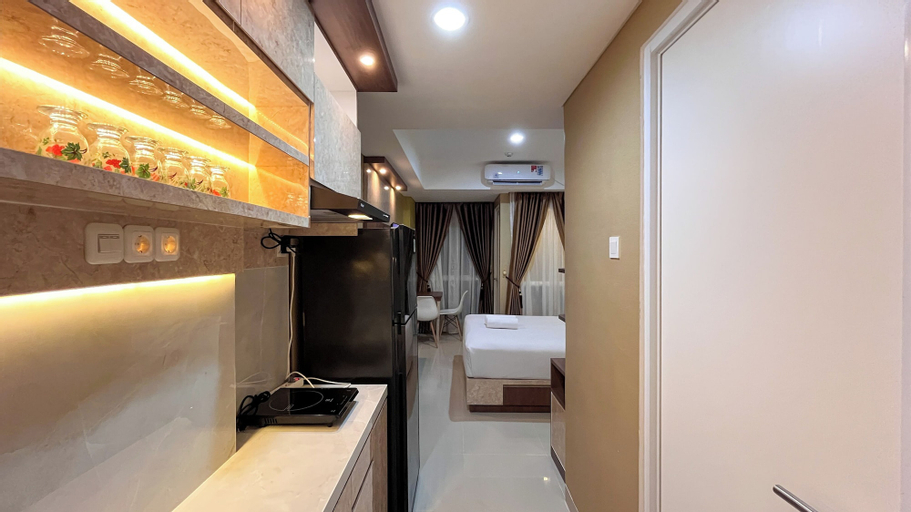 Others, Modern Studio Room Apartment At Tamansari Skylounge Makassar, Makassar