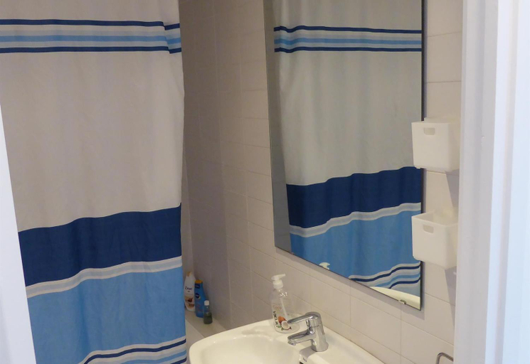 Bathroom, Sunny apartment with pool, Girona