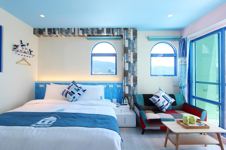 Bedroom 2, White Mediterranean, Hualien