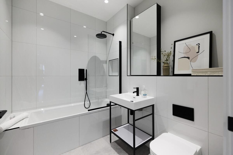 Bathroom 3, The Brondesbury Quarters - Modern 2bdr Flat With Balcony + Parking, London