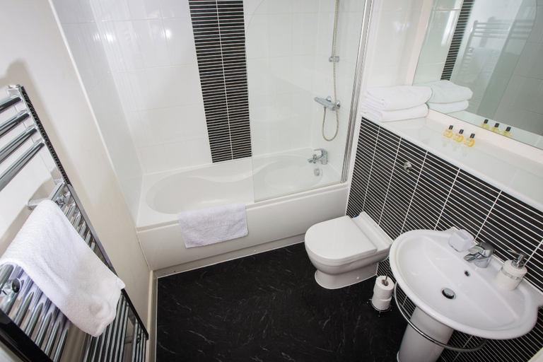 Bathroom, Meridian Tower Apartment, Swansea