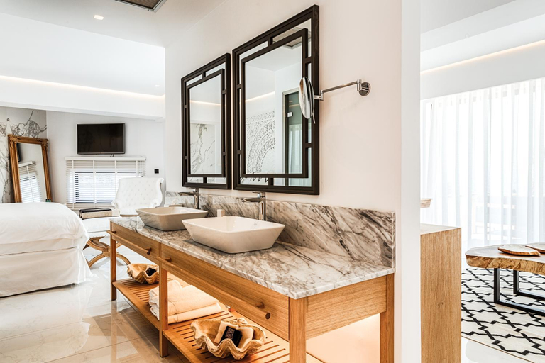 Bathroom 3, Abaton Island Resort & Spa, Crete