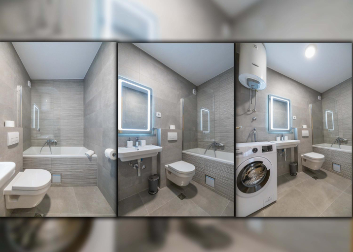 Bathroom 3, Bianca Apartment with free parking, Novi Sad